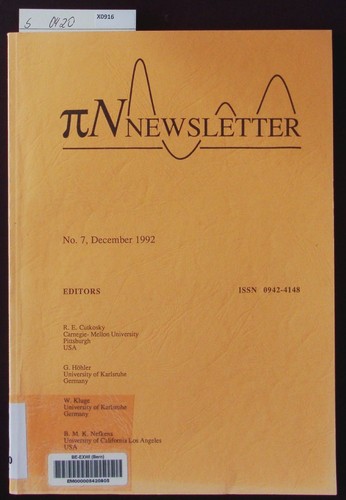 Newsletter no 7 - pi, no.