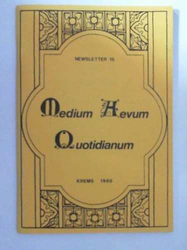 Medium aevum quotidianum - medium,