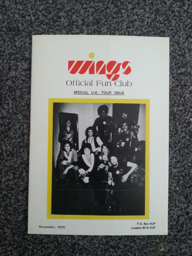 Wings fun club newsletter - wings,