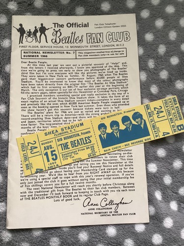 Orig beatles newsletter summer - beatles,