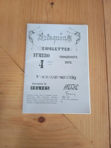 Fanzine harlequins newsletter - fanzine,