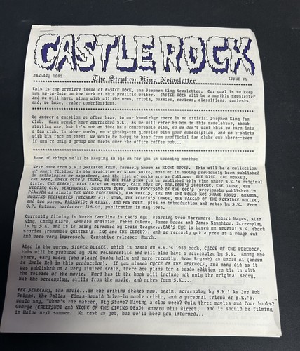 Castle rock newsletter vf - rock,