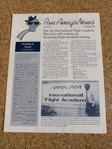 Pan amigo news vol - pan, 1993