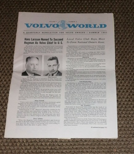 Volvo world newsletter - world,