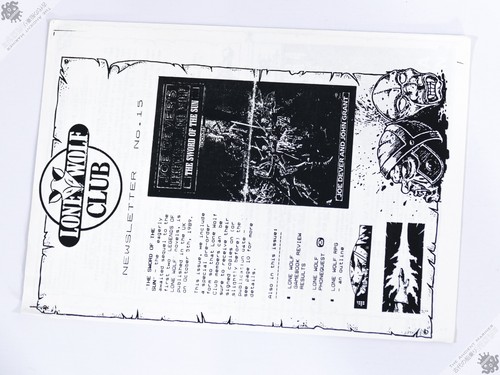 Lone wolf club newsletter - wolf,