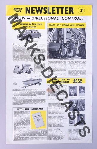 Dinky toys newsletter - dinky,
